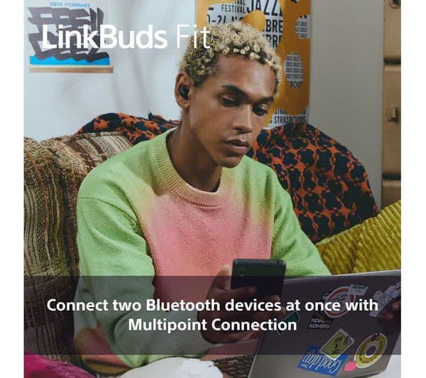 Sony LinkBuds Fit Green - Image 8