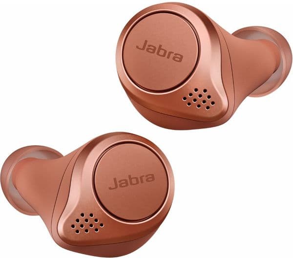 JABRA Elite Active 75T Wireless Bluetooth Noise-Cancelling Sports Earbuds - Sienna - Image 1