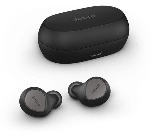 JABRA Elite 7 Pro Wireless Bluetooth Noise-Cancelling Earbuds - Titanium Black - Image 2