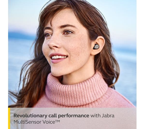 JABRA Elite 7 Pro Wireless Bluetooth Noise-Cancelling Earbuds - Titanium Black - Image 5
