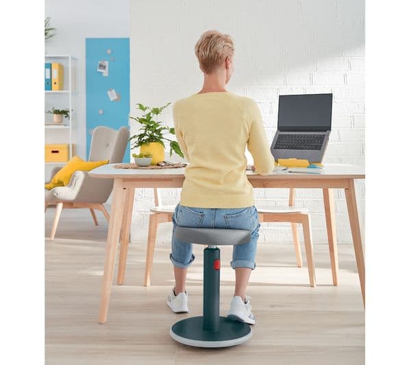 LEITZ Ergo Cosy Sit-Stand Stool - Grey - Image 9