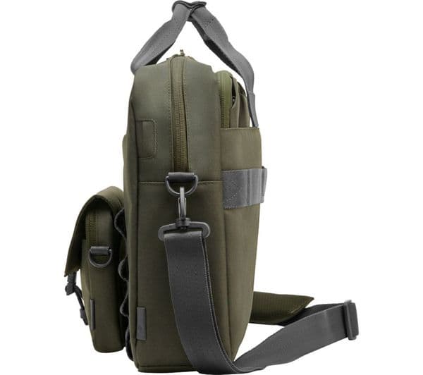HP Modular 15.6" Laptop Bag Grey & Green - Image 4