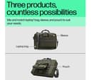 HP Modular 15.6" Laptop Bag Grey & Green thumbnail 9