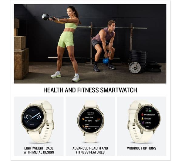 Garmin Venu 4 Smartwatch 41mm Lunar Gold - Image 9