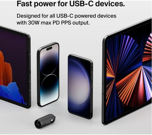 BELKIN BoostCharge 30 W USB Type-C Car Charger - Image 3