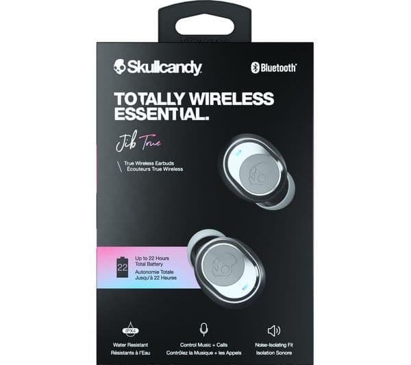 SKULLCANDY Jib True S2JTW-N740 Wireless Bluetooth Earbuds - Black - Image 3