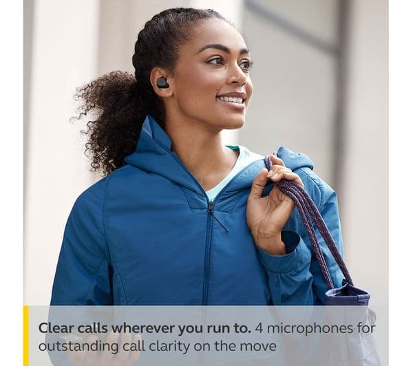 JABRA Elite 7 Active Wireless Bluetooth Noise-Cancelling Earbuds - Black - Image 3
