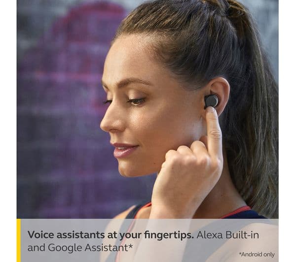 JABRA Elite 7 Active Wireless Bluetooth Noise-Cancelling Earbuds - Black - Image 4