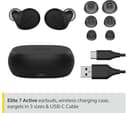 JABRA Elite 7 Active Wireless Bluetooth Noise-Cancelling Earbuds - Black thumbnail 7