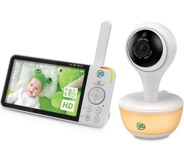 LEAPFROG LF815HD 5" Smart Video Baby Monitor - White - Image 1