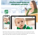 LEAPFROG LF815HD 5" Smart Video Baby Monitor - White thumbnail 3