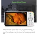 LEAPFROG LF815HD 5" Smart Video Baby Monitor - White thumbnail 4