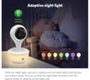 LEAPFROG LF815HD 5" Smart Video Baby Monitor - White thumbnail 5