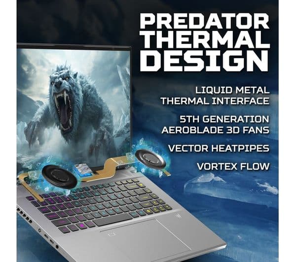 Acer Predator Triton Neo 16" Gaming Laptop - Intel® Core™ Ultra 9, RTX 4070, 1 TB SSD - Image 6