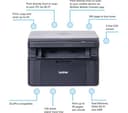 BROTHER DCP-L1640DW Monochrome All-in-One Wireless Laser Printer thumbnail 3