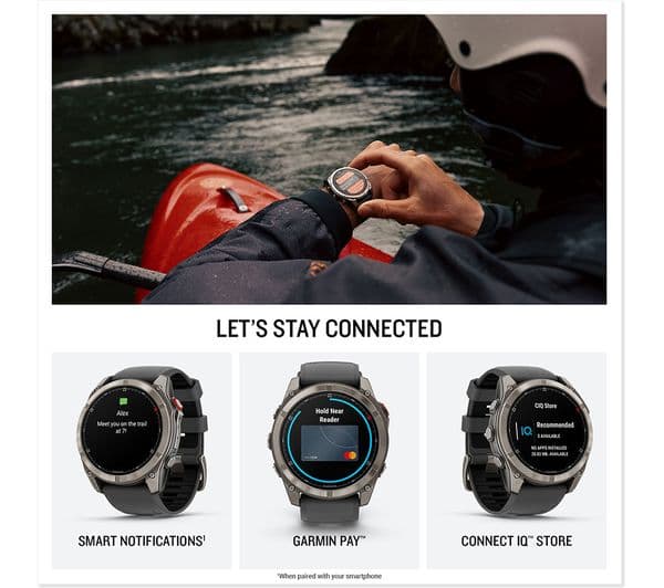 Garmin Fenix 8 Pro AMOLED Smartwatch 51mm Graphite & Black - Image 4