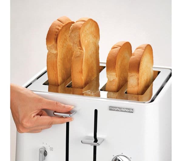 MORPHY RICHARDS Aspect 240003 4-Slice Toaster - White - Image 5