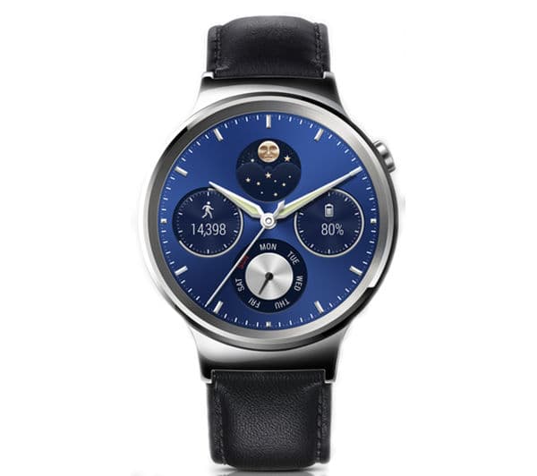 HUAWEI Classic Smartwatch - Black, Leather Strap - Image 1