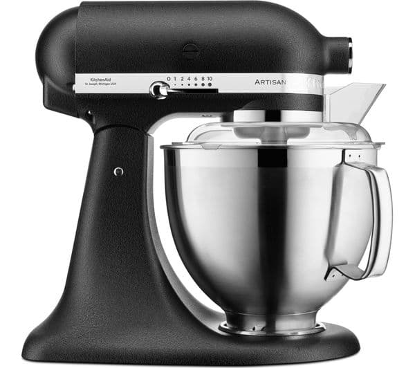 KITCHENAID Artisan 5KSM185PSBBK Stand Mixer - Black - Image 1
