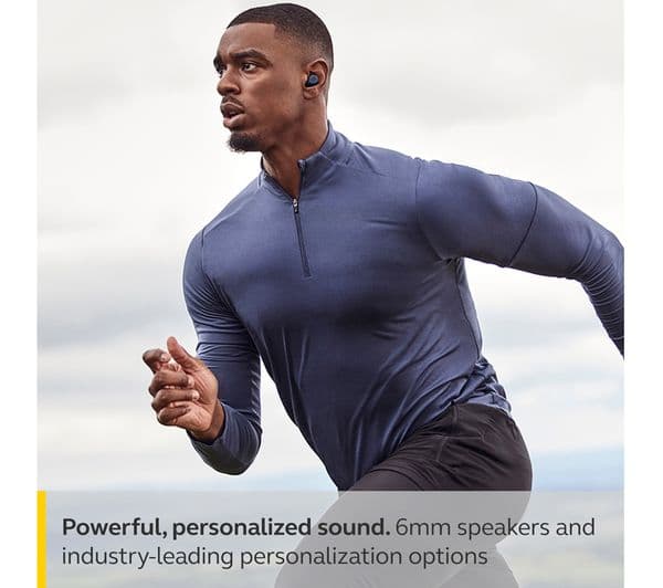 JABRA Elite 7 Active Wireless Bluetooth Noise-Cancelling Earbuds - Navy - Image 8
