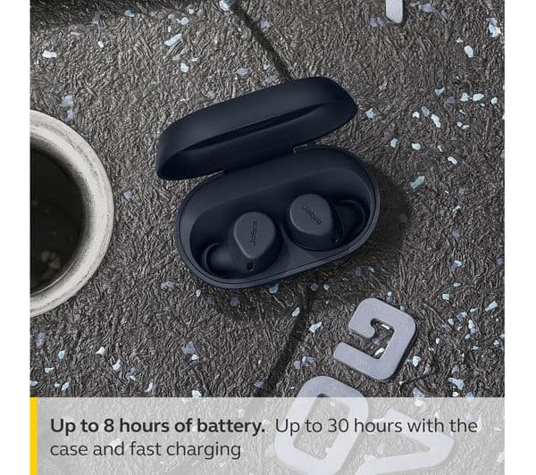JABRA Elite 7 Active Wireless Bluetooth Noise-Cancelling Earbuds - Navy - Image 10