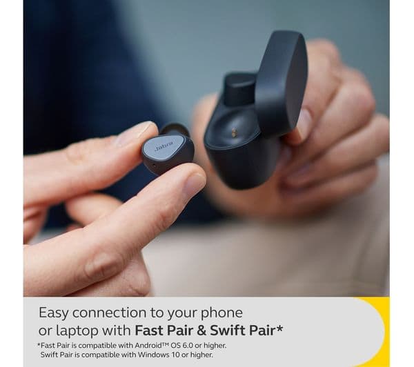 JABRA Elite 4 Wireless Bluetooth Noise-Cancelling Earbuds - Navy - Image 8