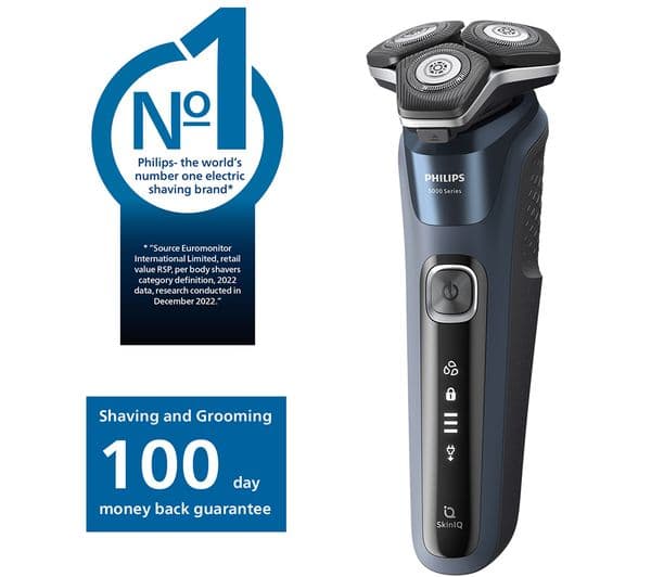 PHILIPS Series 5000 S5885/25 Wet & Dry Rotary Shaver - Carbon Grey - Image 2
