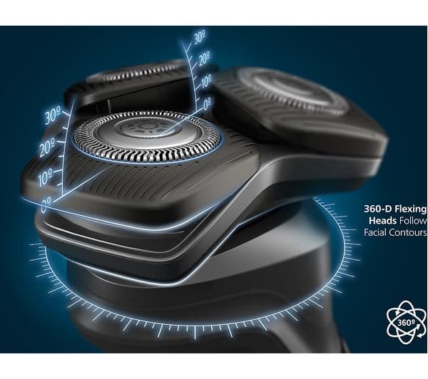 PHILIPS Series 5000 S5885/25 Wet & Dry Rotary Shaver - Carbon Grey - Image 4