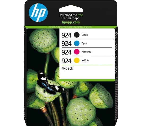 HP 924 Original Cyan, Magenta, Yellow & Black Ink Cartridge - Multipack - Image 1