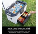 Ninja FB151UKWH FrostVault 47L Hard Cooler with Dry Zone - Cloud White thumbnail 3