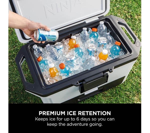 Ninja FB151UKWH FrostVault 47L Hard Cooler with Dry Zone - Cloud White - Image 4