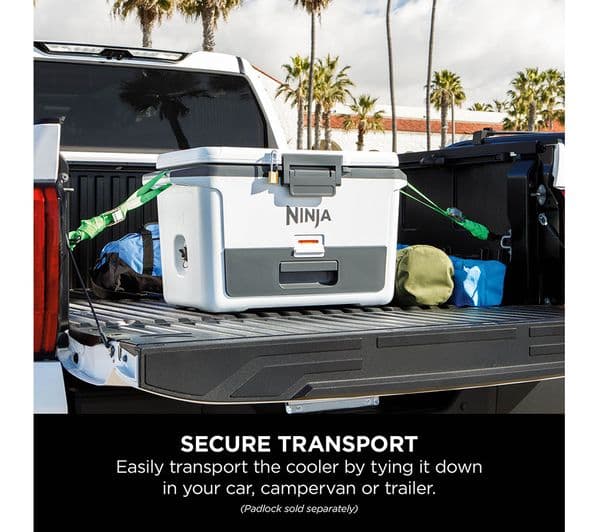 Ninja FB151UKWH FrostVault 47L Hard Cooler with Dry Zone - Cloud White - Image 9