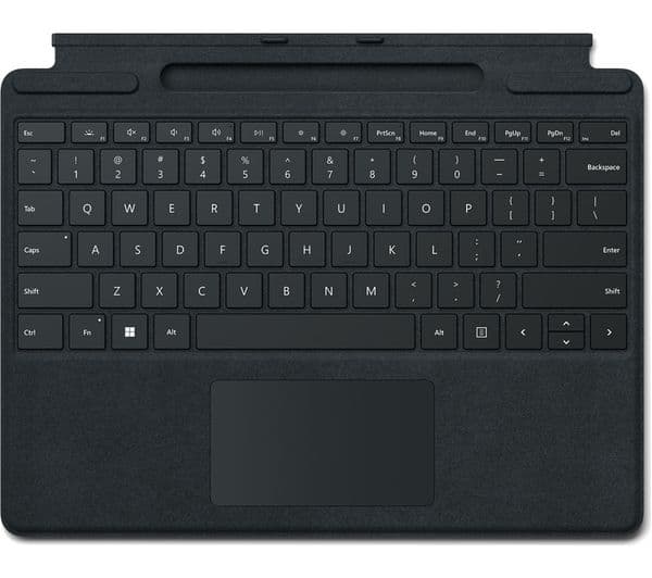 Microsoft Surface Pro 9, 8 or X - Signature Type cover - Black - Image 1