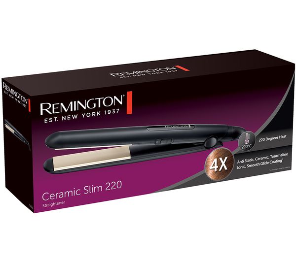 REMINGTON Ceramic Slim 220 Hair Straightener - Black thumbnail 5