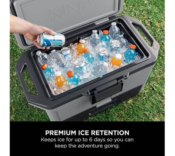 Ninja FB151UKGY FrostVault 47L Hard Cooler with Dry Zone - Slate Grey - Image 4