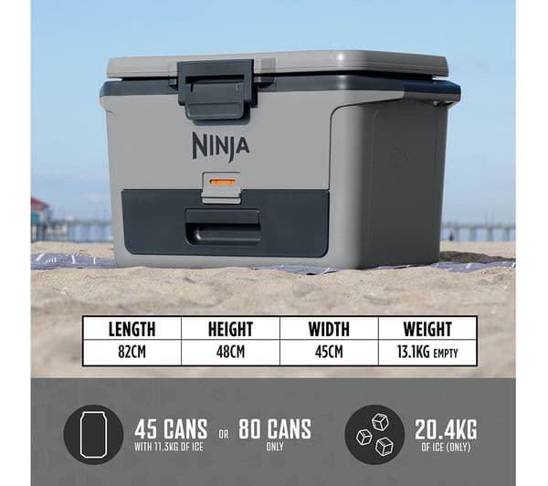 Ninja FB151UKGY FrostVault 47L Hard Cooler with Dry Zone - Slate Grey - Image 7