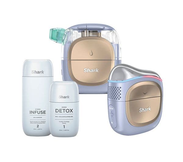 SHARK FacialPro Glow + DePuffi At Home Facial - Spa Purple - Image 1