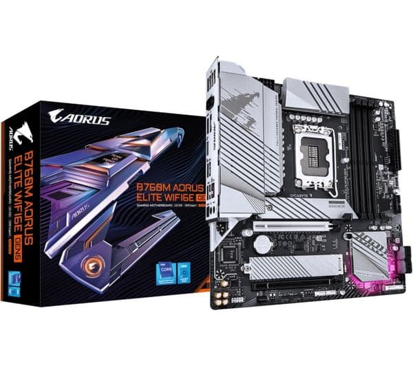 GIGABYTE AORUS Elite WiFi6E B760M Motherboard - Image 2