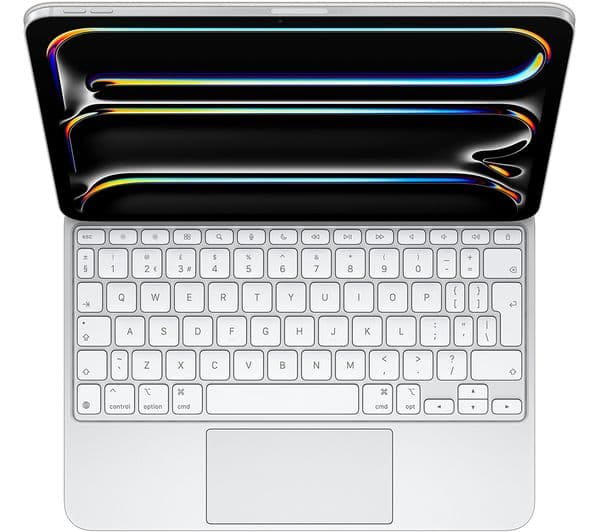 Apple iPad Pro 11" (M4) Magic Keyboard - White - Image 2