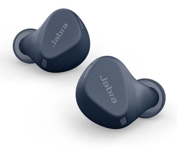 JABRA Elite 4 Active Wireless Bluetooth Noise-Cancelling Sports Earbuds - Navy - Image 1