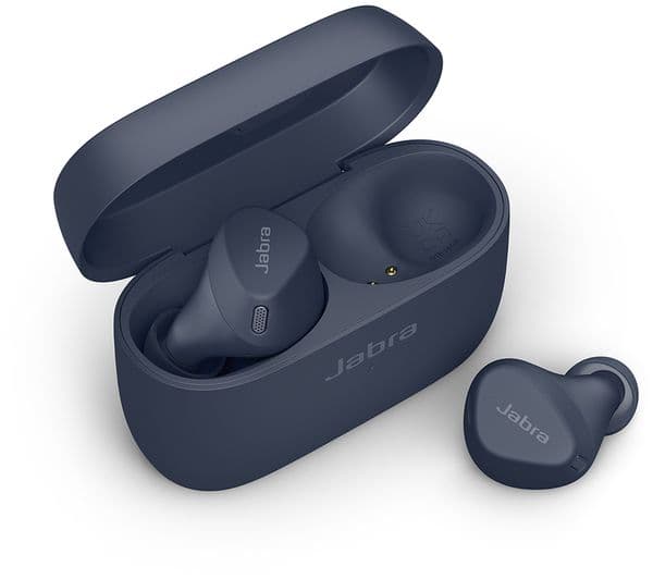 JABRA Elite 4 Active Wireless Bluetooth Noise-Cancelling Sports Earbuds - Navy - Image 2