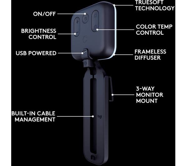 LOGITECH Litra Glow Streaming Light Black - Image 6