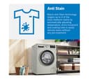 BOSCH Series 6 WGG244F9GB i-DOS 9 kg 1400 Spin Washing Machine - White thumbnail 2