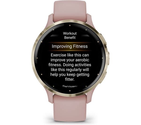 Garmin Venu 3S Smartwatch Soft Gold & Dust Rose - Image 2
