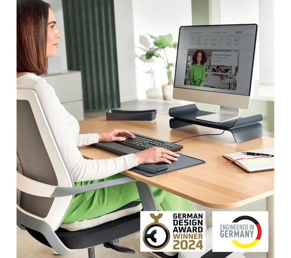 LEITZ Ergo 65040089 Monitor Stand Dark Grey - Image 3