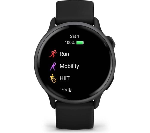 Garmin Vivoactive 6 Smartwatch Slate with Black Band - Image 2