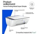 HP DeskJet 2922 All-in-One Wireless Inkjet Printer & 3 Months Free Instant Ink thumbnail 5