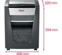 REXEL Momentum X420 Cross Cut Paper Shredder thumbnail 3