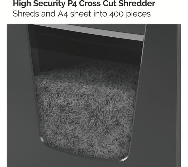 REXEL Momentum X420 Cross Cut Paper Shredder - Image 5