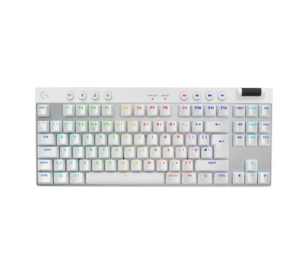 LOGITECH G Pro X TKL Gaming Keyboard White - Image 1
